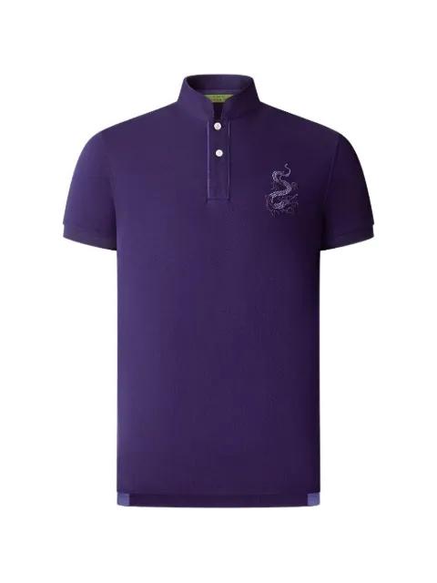 dragon cotton polo shirt by SHANGHAI TANG