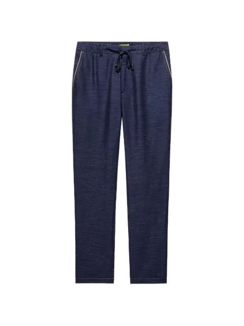 drawstring-fastening trousers by SHANGHAI TANG
