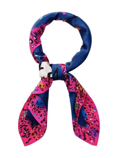 equestrian print silk scarf by SHANGHAI TANG