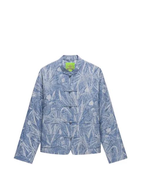 floral-pattern shirt jacket by SHANGHAI TANG