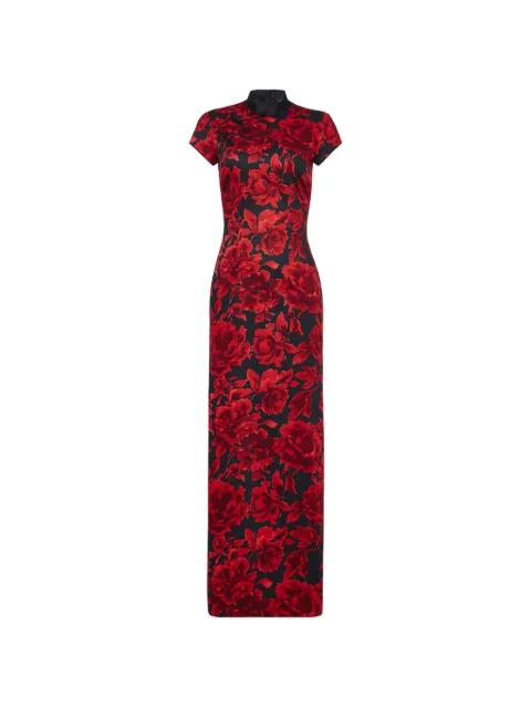 floral-print dress by SHANGHAI TANG