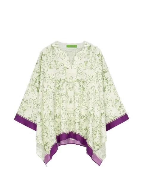 graphic-print tunic by SHANGHAI TANG