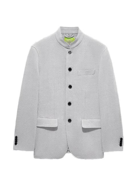 herringbone-button jacket by SHANGHAI TANG