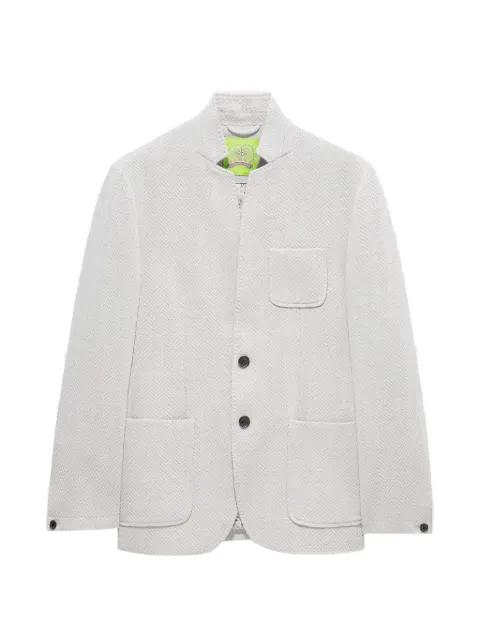 herringbone-pocket jacket by SHANGHAI TANG