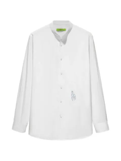 horse-embroidered shirt by SHANGHAI TANG