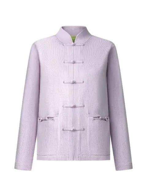 knot button cardigan by SHANGHAI TANG