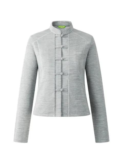 knot front jacket by SHANGHAI TANG