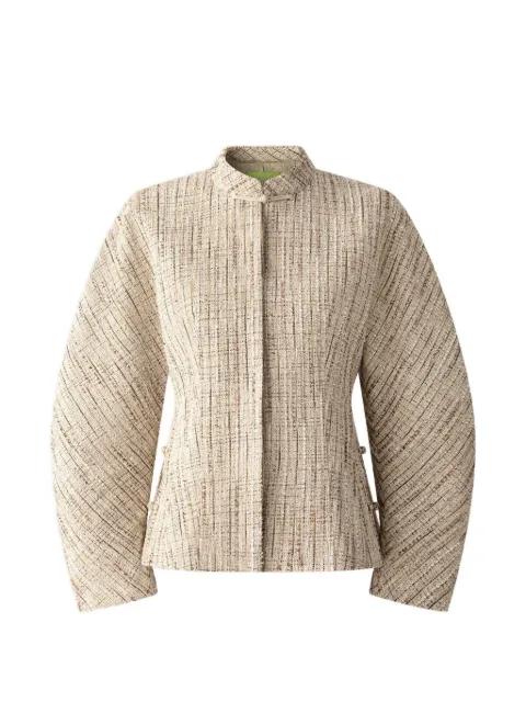 knot tweed tang jacket by SHANGHAI TANG