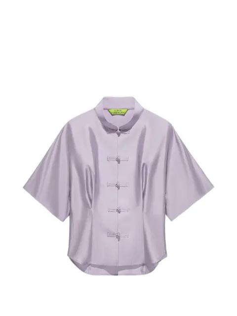 mandarin-collar blouse by SHANGHAI TANG
