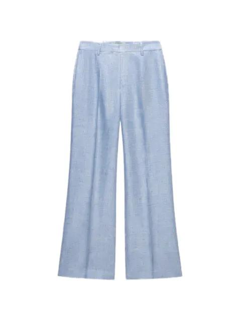 pleated trousers by SHANGHAI TANG