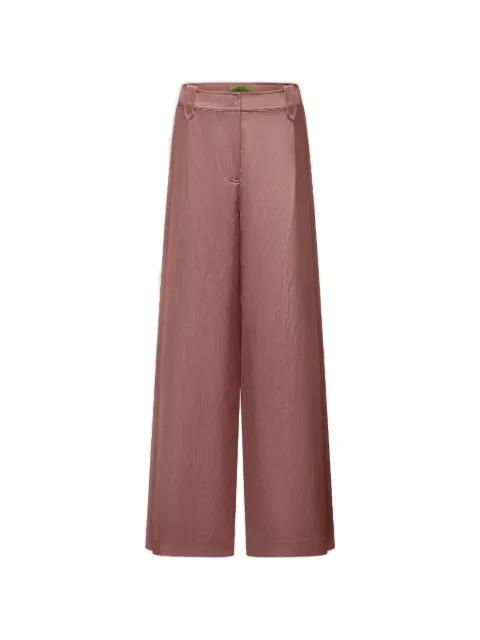 pleated wide-leg trousers by SHANGHAI TANG