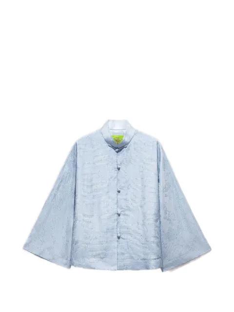sequin embellished kimono jacket by SHANGHAI TANG