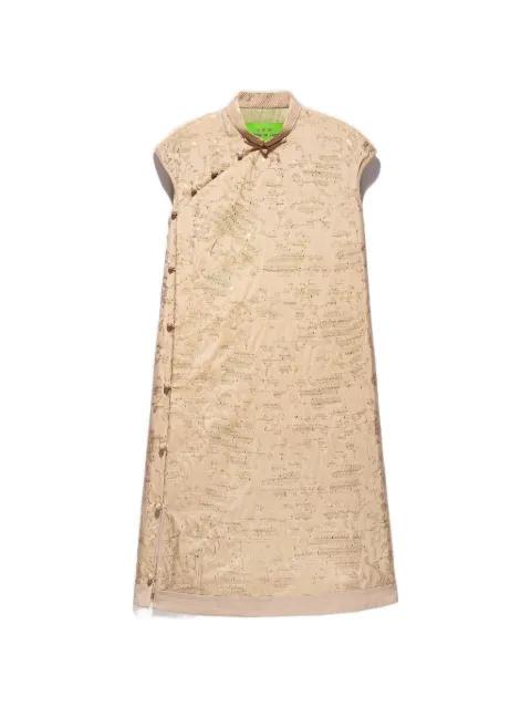 sequin-embellished qipao dress by SHANGHAI TANG