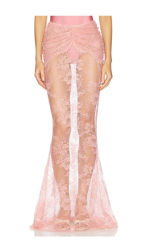 Shani Shemer Brenda Maxi Skirt in Rose by SHANI SHEMER