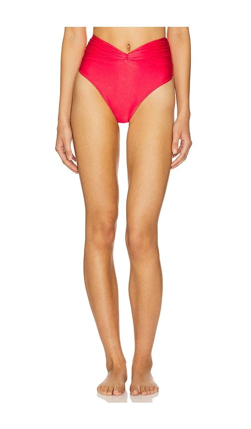 Shani Shemer Claire Bikini Bottom in Red by SHANI SHEMER