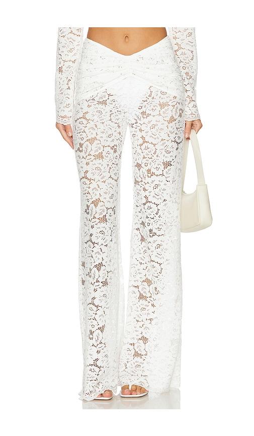 Shani Shemer Madison Pants in White by SHANI SHEMER
