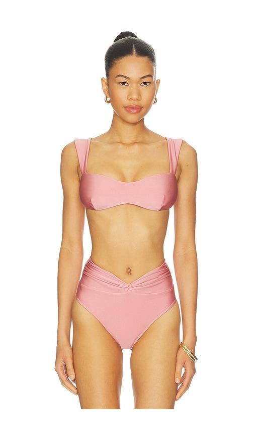Shani Shemer x REVOLVE Aster Bikini Top in Pink by SHANI SHEMER