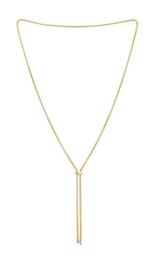 SHASHI Bolo Chain Nacklece in Metallic Gold by SHASHI