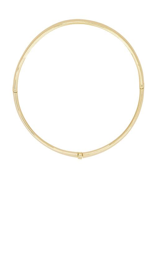 SHASHI Hinge Necklace Cuff in Metallic Gold by SHASHI