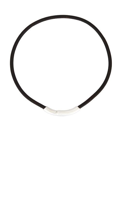 SHASHI Lasso Necklace in Black by SHASHI