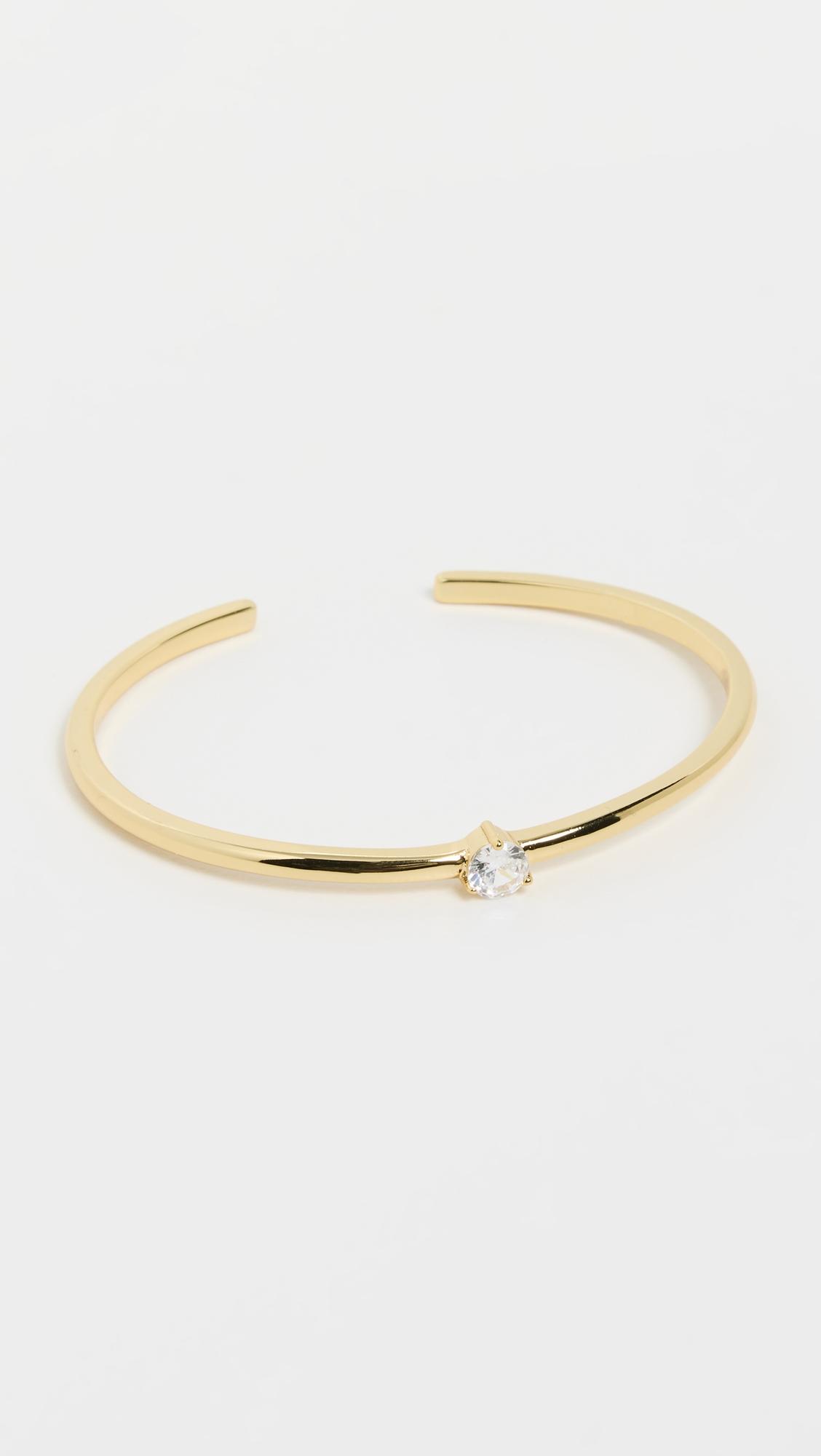 Solitaire Cuff Bracelet by SHASHI
