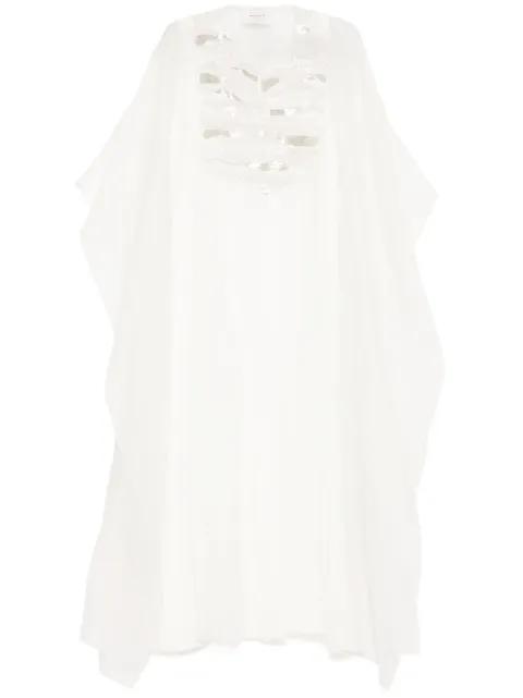 crystal embellishment dress by SHATHA ESSA