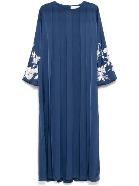 floral embroidered dress by SHATHA ESSA