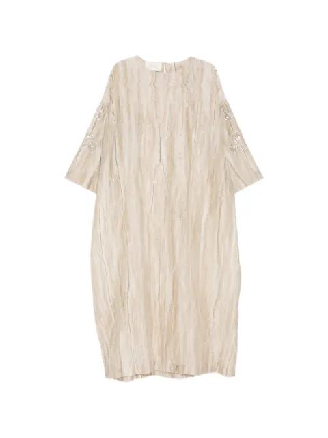 floral embroidered dress by SHATHA ESSA