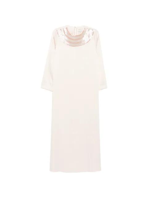 paillette-embellished maxi dress by SHATHA ESSA