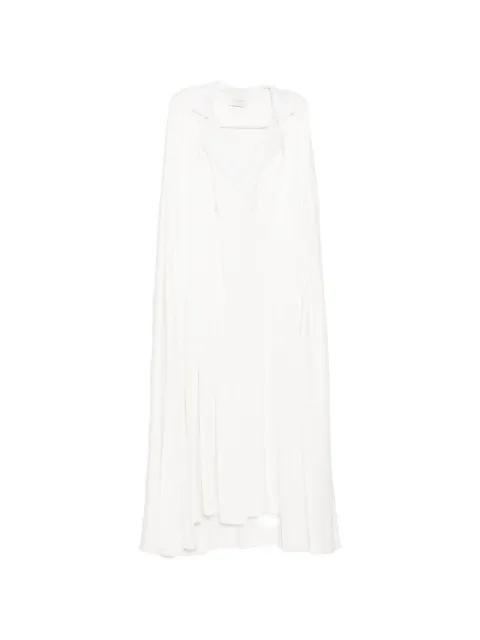 satin maxi dress by SHATHA ESSA