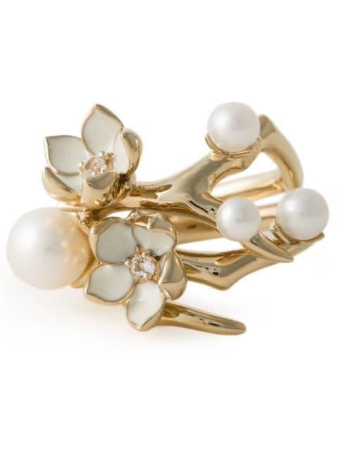 Cherry Blossom Flower ring by SHAUN LEANE
