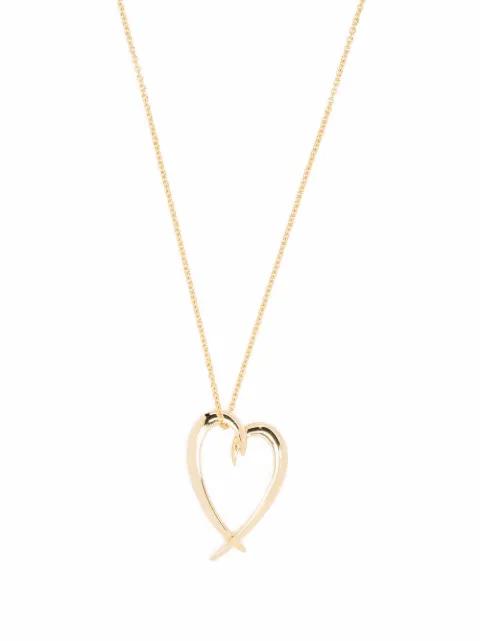 Hook heart pendant necklace by SHAUN LEANE