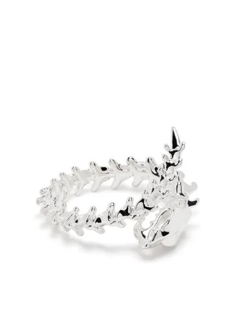 Serpent Trace wrap ring by SHAUN LEANE