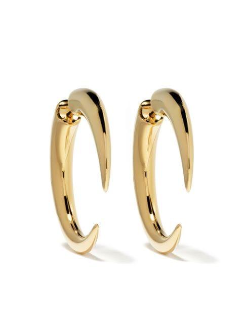 large Quill Talon earrings by SHAUN LEANE