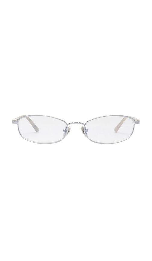 SHEVOKE Sumi Sunglasses in Metallic Silver by SHEVOKE