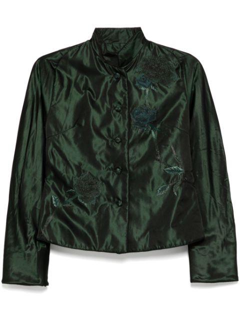 Libre Collection mandarin collar cotton jacket by SHIATZY CHEN