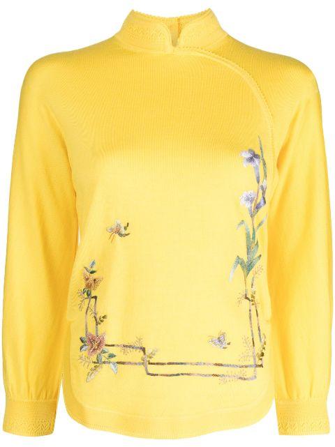 Renascent Collection floral-print jumper by SHIATZY CHEN