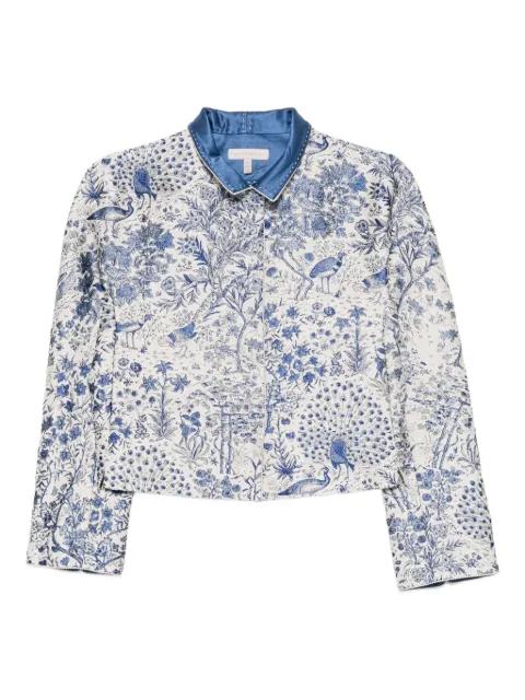 Scape-of-Curve cropped jacket by SHIATZY CHEN