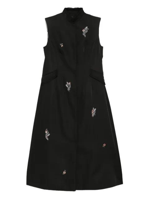 Scape-of-Curve embroidered coat by SHIATZY CHEN