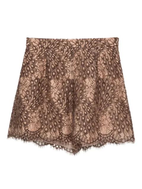 Scape-of-Curve lace-print shorts by SHIATZY CHEN