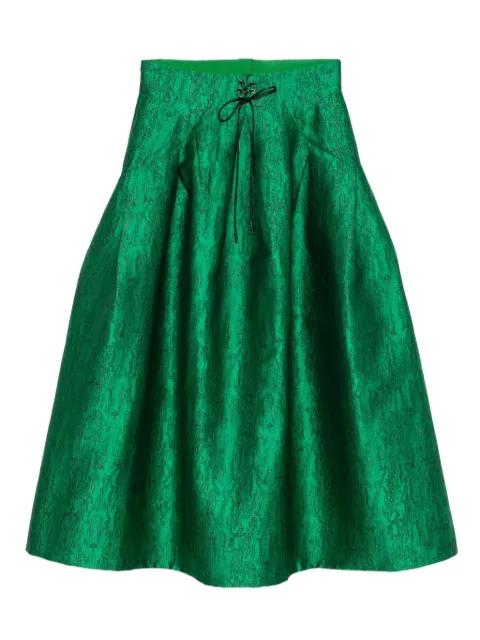 Scape-of-Curve printed skirt by SHIATZY CHEN