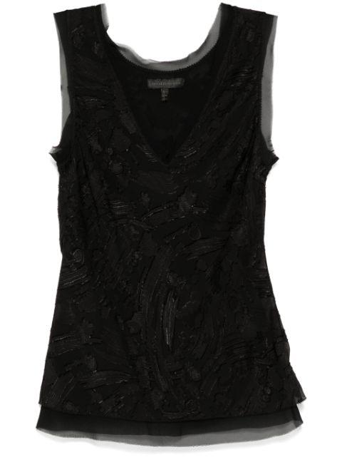 Sense of Ink Collection silk vest by SHIATZY CHEN