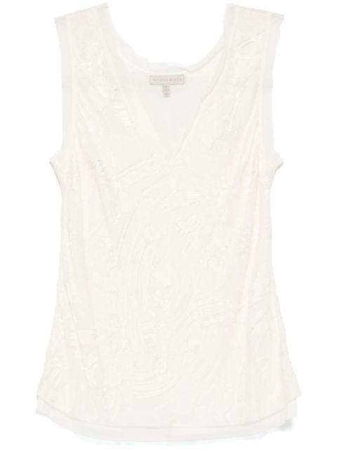 Sense of Ink Collection silk vest by SHIATZY CHEN