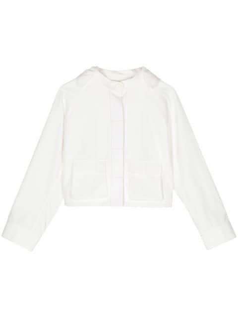 detachable-hood cargo jacket by SHIATZY CHEN