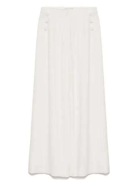 high-waisted button-detailed trousers by SHIATZY CHEN