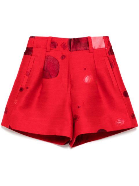 jacquard shorts by SHIATZY CHEN