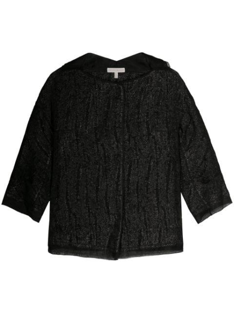 jacquard silk jacket by SHIATZY CHEN