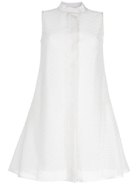 lace concealed-front vest by SHIATZY CHEN