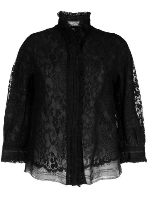 organza lace-overlay jacket by SHIATZY CHEN