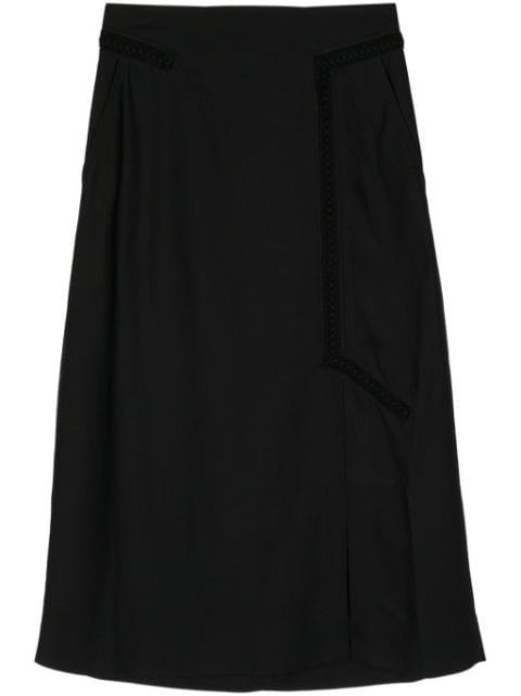 panelled midi skirt by SHIATZY CHEN